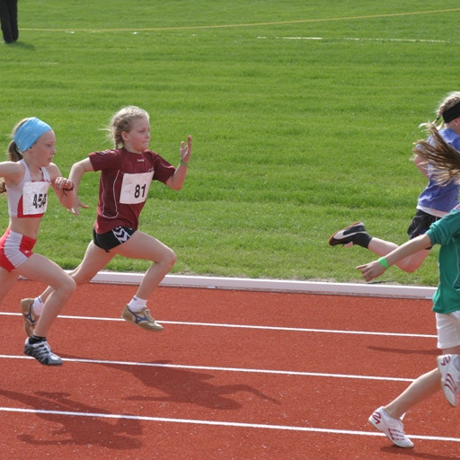 Stella Dröfn að keppa í 60m