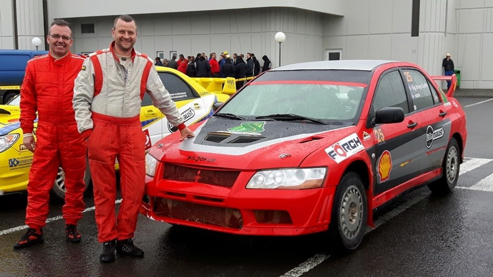 Sigurvegararnir Sigurður Bragi Guðmundsson og Aðalsteinn Símonarson. Mynd: Feykir.is