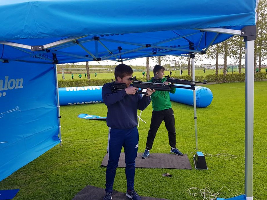 Biathlon kynning á Sauðárkróki 19.júní 2018.