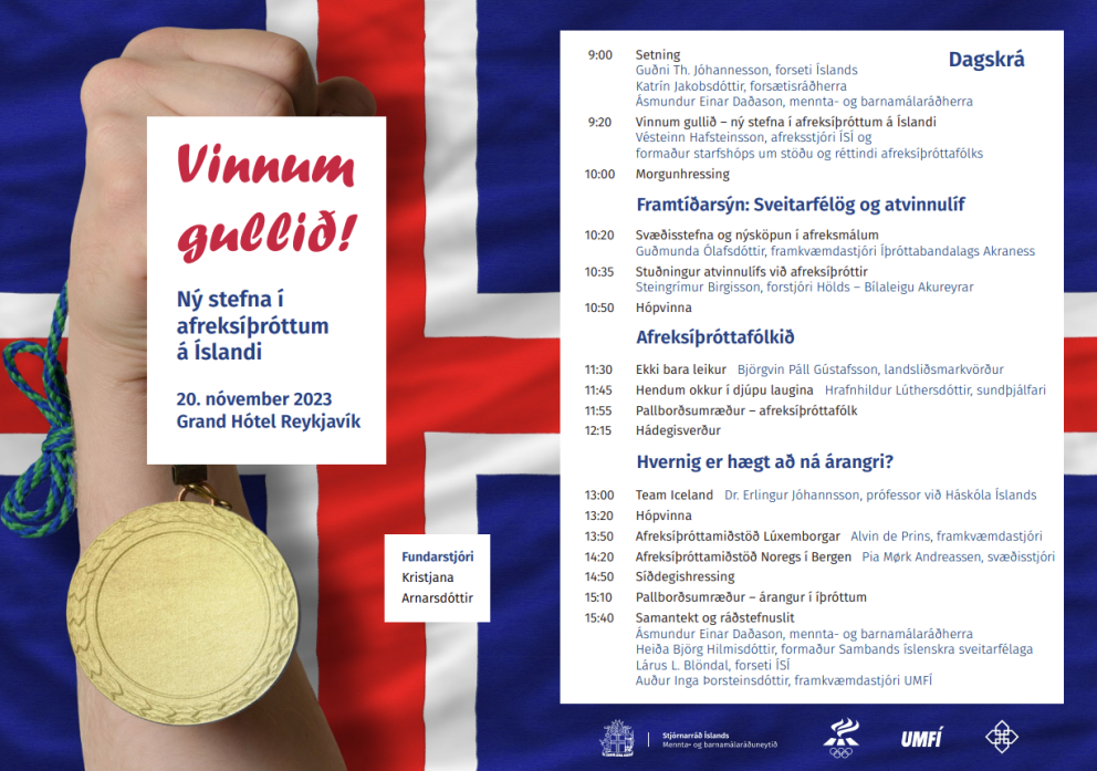 Vinnum gullið – ný stefna í afreksíþróttum á Íslandi