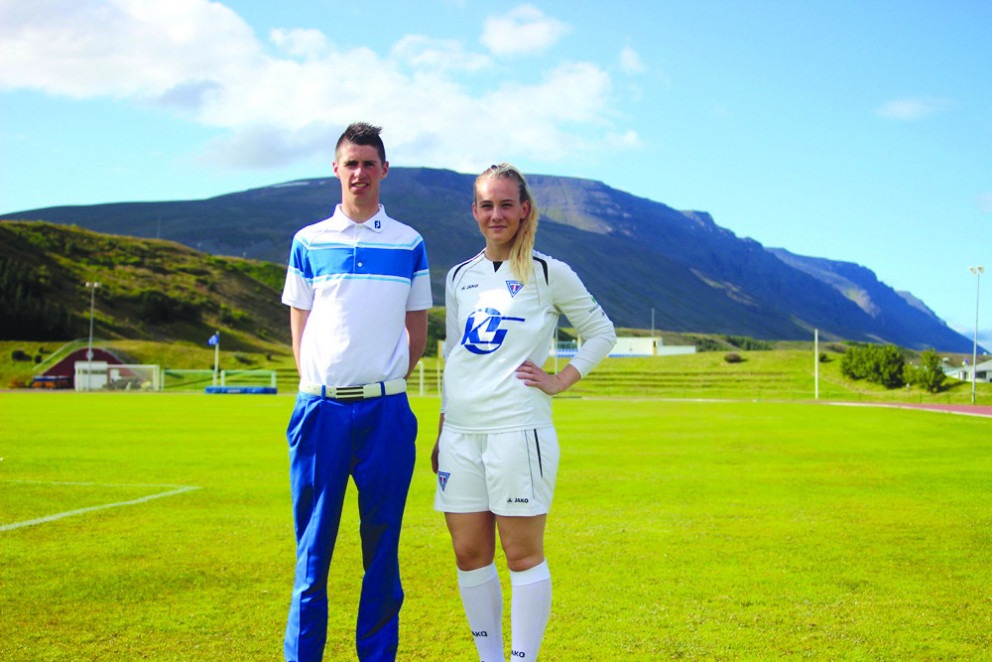 Arnar Geir og Ólína Sif. Mynd: Feykir.is