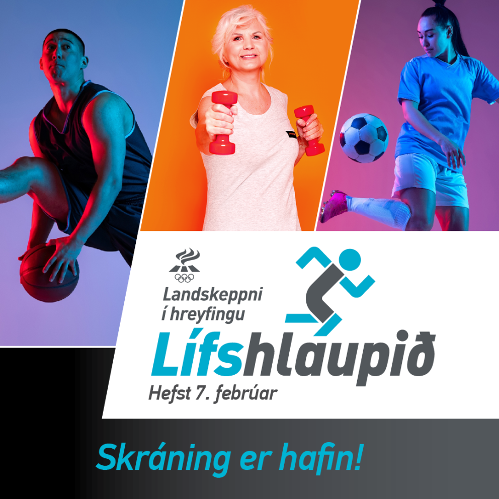 Skráning er hafin í Lífshlaupið 2024