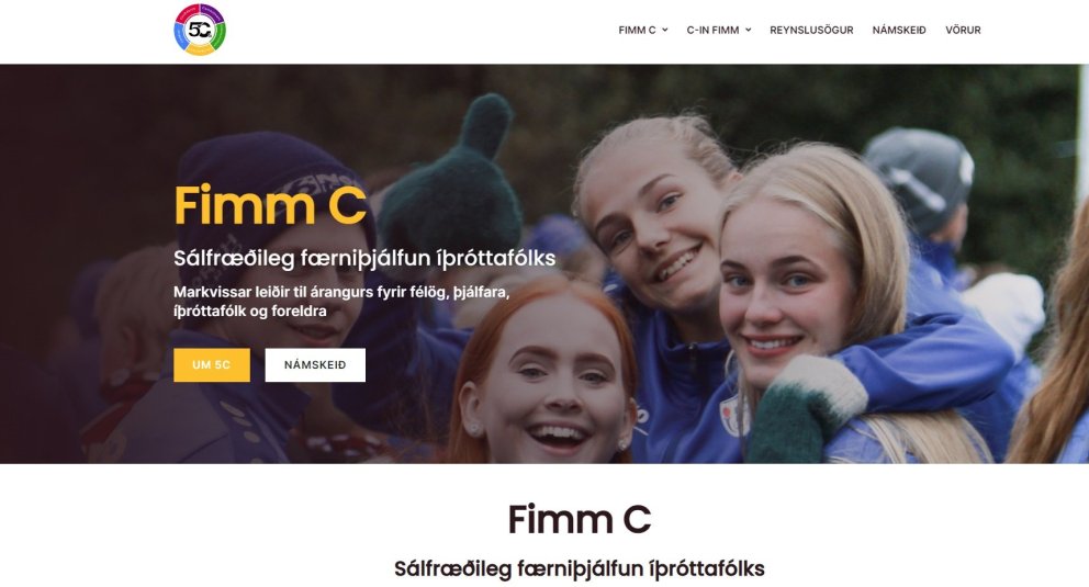 Foreldranámskeið og ný vefsíða 5C