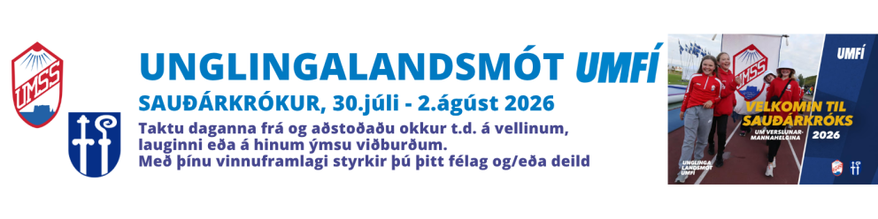 Sjálfboðaliðar Unglingalandsmóts UMFÍ 2026