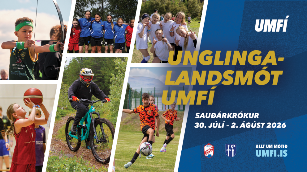 Búið er að opna fyrir skráningu á Unglinglandsmót 2026