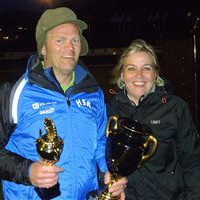 Gísli Páll Pálsson formaður HSK og Helga Guðrún Guðjónsdóttir formaður UMFÍ.