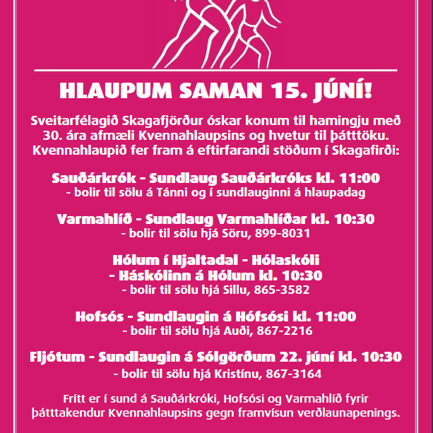 Hlaupum saman 15. júní