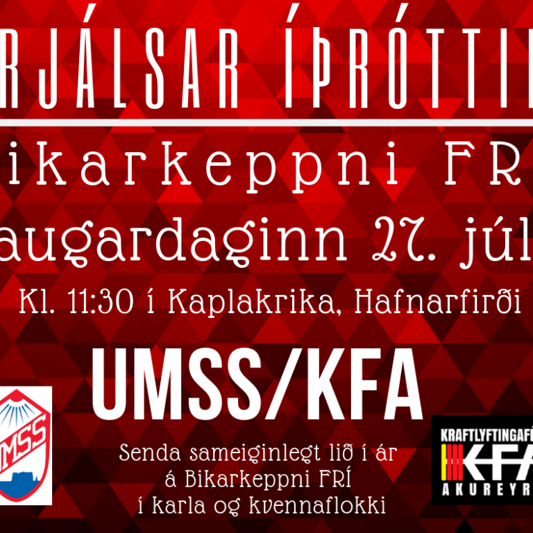 Bikarkeppni FRÍ utanhúss 2019