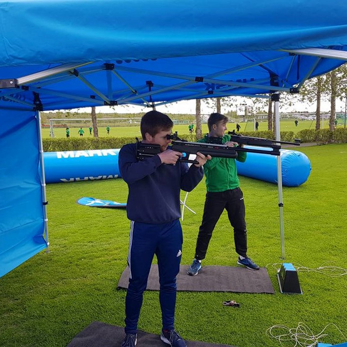 Biathlon kynning á Sauðárkróki 19.júní 2018.