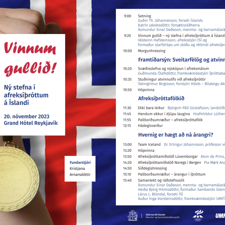 Vinnum gullið – ný stefna í afreksíþróttum á Íslandi