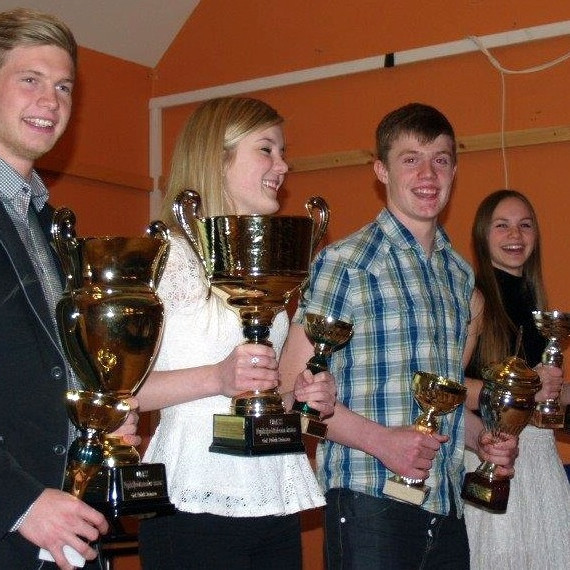 Jóhann Björn, Þóranna Ósk, Haukur Ingvi og Fríða Ísabel