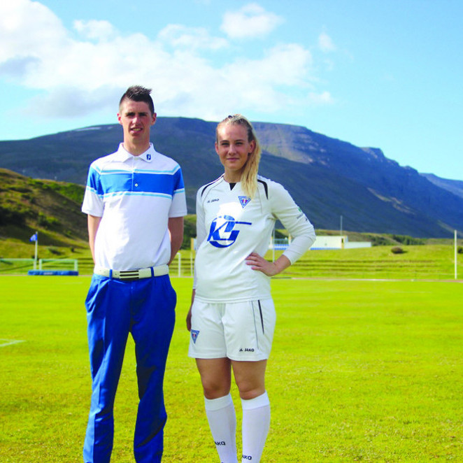 Arnar Geir og Ólína Sif. Mynd: Feykir.is