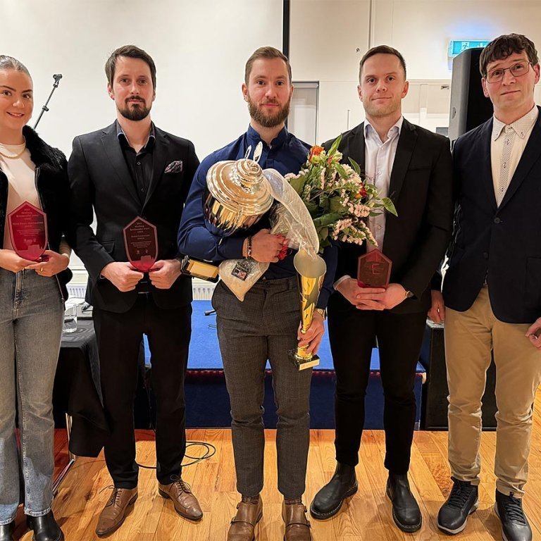 f.v. Anna Karen Hjartardóttir, Daníel Gunnarsson, Sigtryggur Arnar Björnsson, Ísak Óli Traustason og…