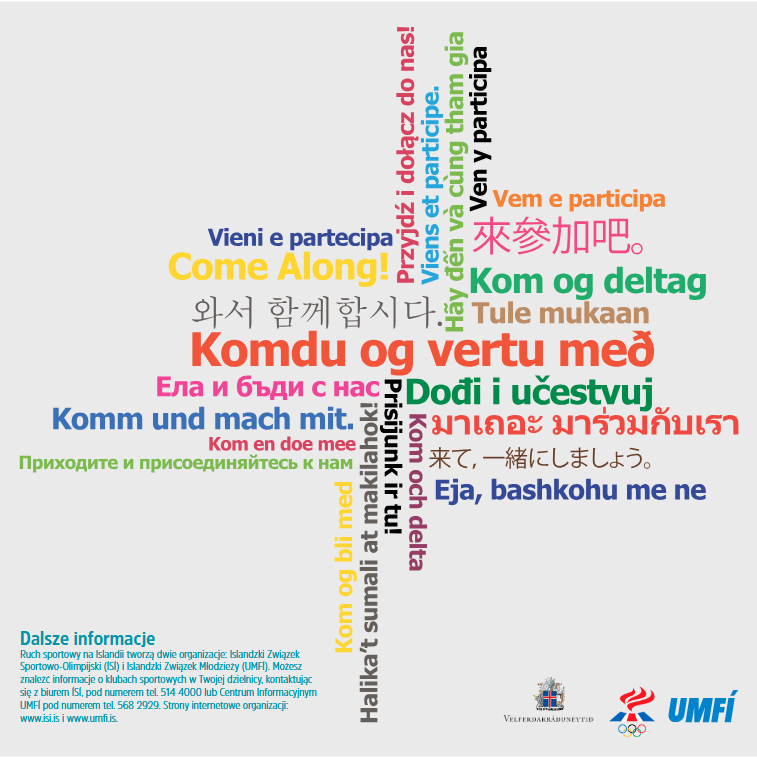 Vertu með! Aukin þátttaka barna og ungmenna af erlendum uppruna í íþróttum.