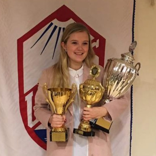 Þóranna Ósk Sigurjónsdóttir frjálsíþróttakona er Íþróttamaður Skagafjarðar 2015. Mynd: UMSS.